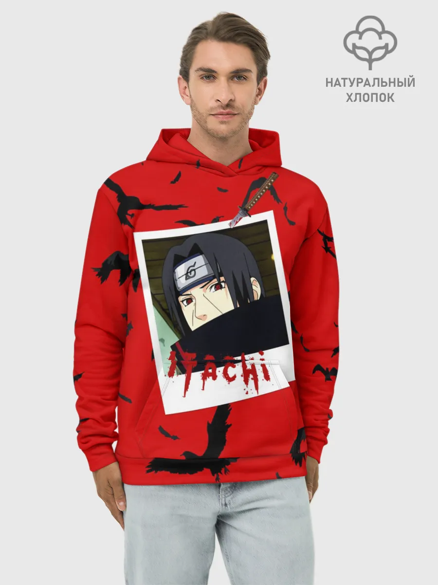 Худи мужской база хлопок / Аниме Итачи Фото
