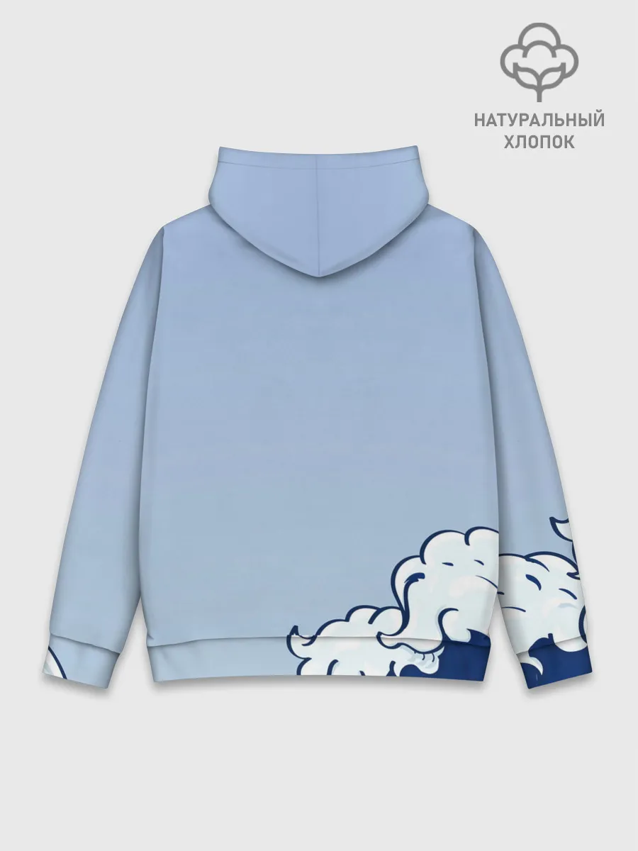 Худи мужской база хлопок / Маски из Клинок, рассекающий демонов