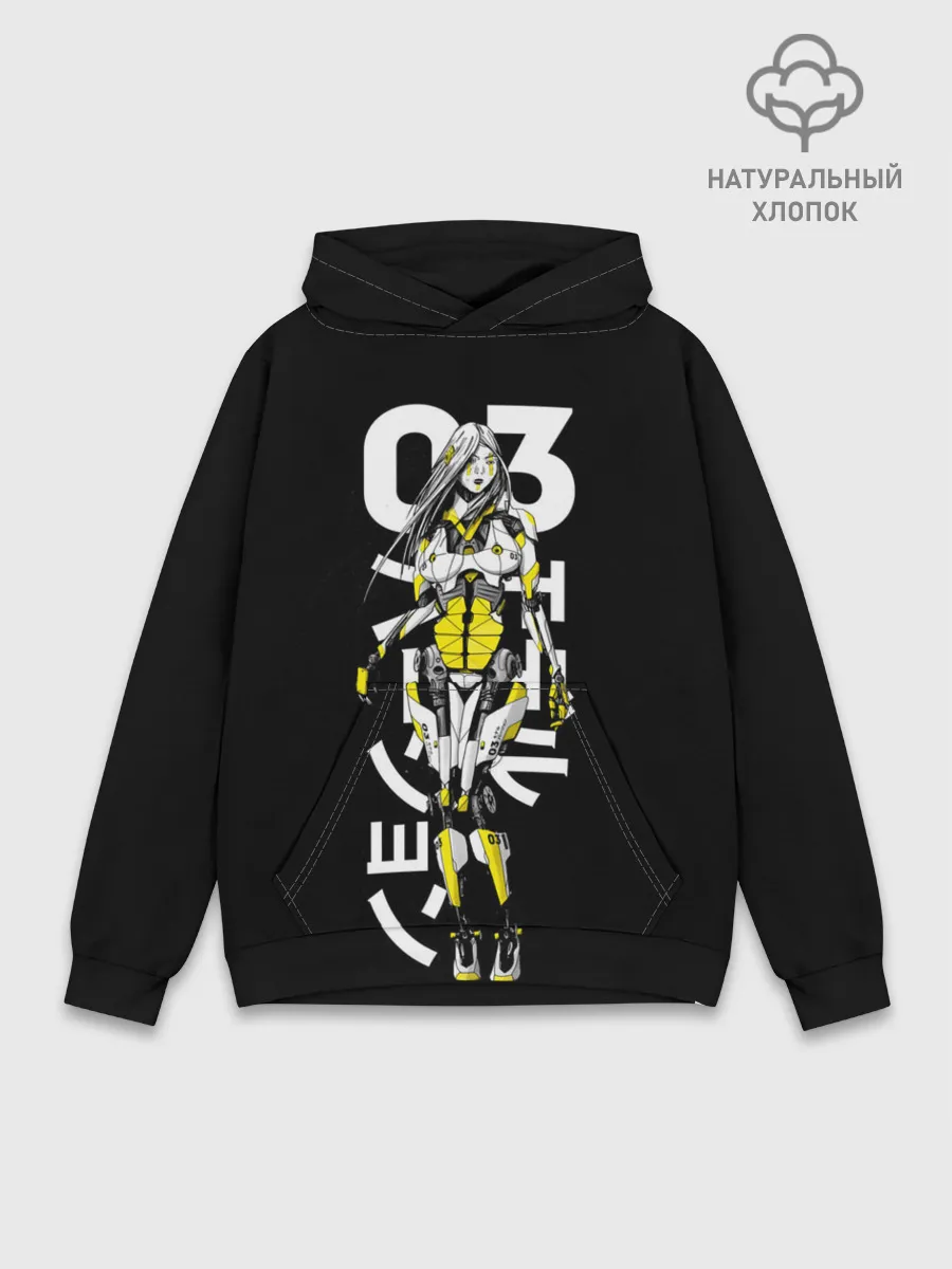 Худи мужской база хлопок / Любовь, смерть и роботы