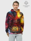 Худи мужской база хлопок / Path of Exile