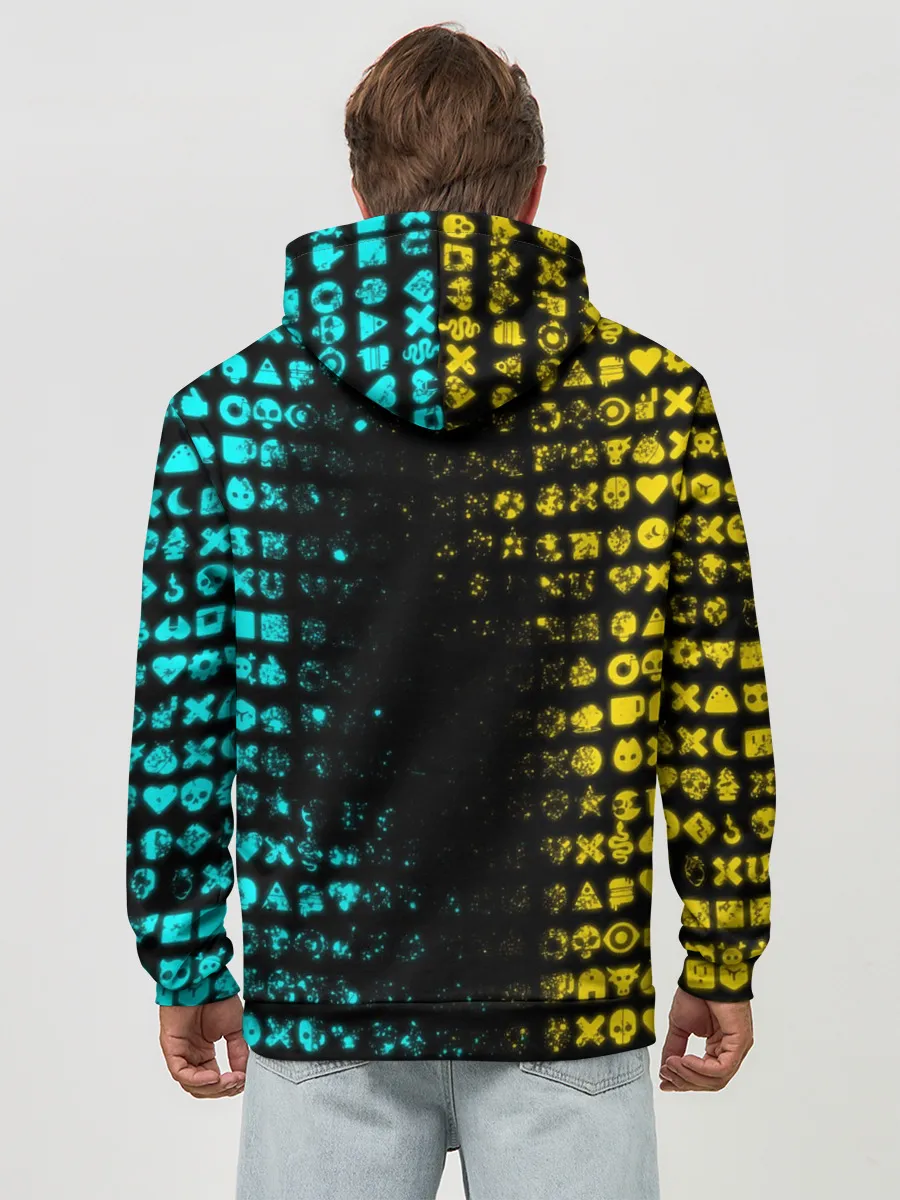 Худи мужской база хлопок / ЛЮБОВЬ СМЕРТЬ И РОБОТЫ