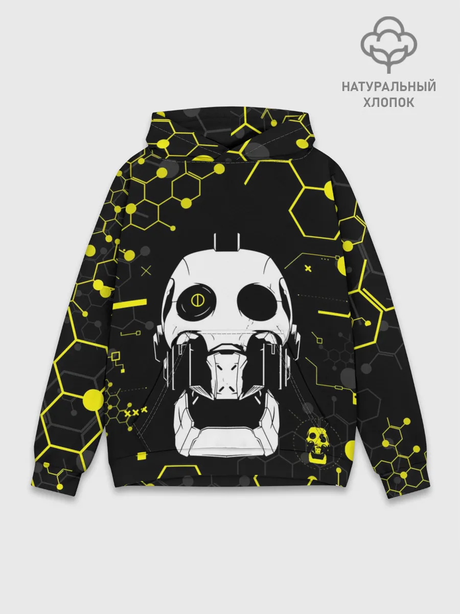 Худи мужской база хлопок / ЛЮБОВЬ СМЕРТЬ И РОБОТЫ / РОБОТ
