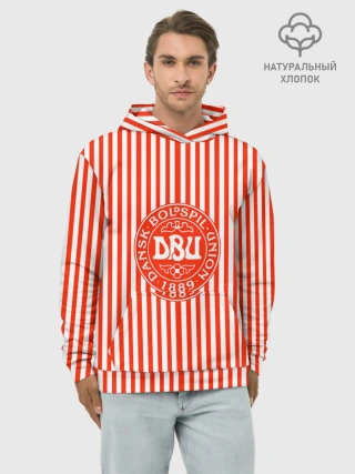 Худи мужской база хлопок / Сборная Дании