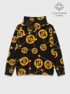 Худи мужской база хлопок / BINANCE / БИНАНС / УЗОР