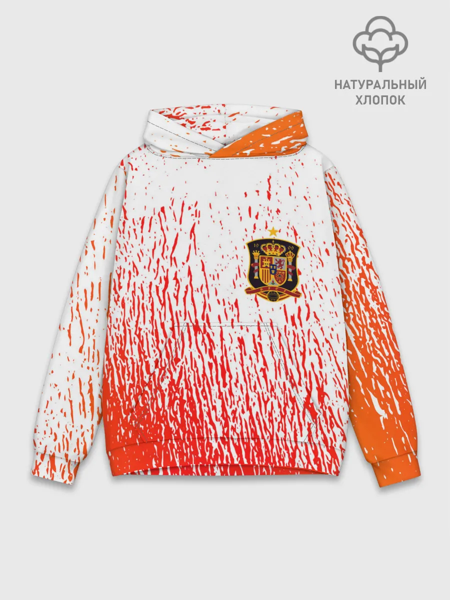 Худи мужской база хлопок / Сборная Испании