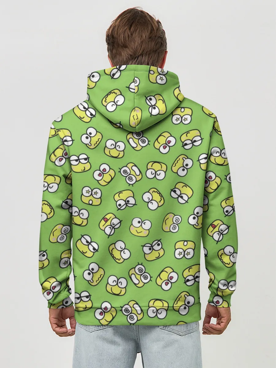 Худи мужской база хлопок / Смайлы Лягушки