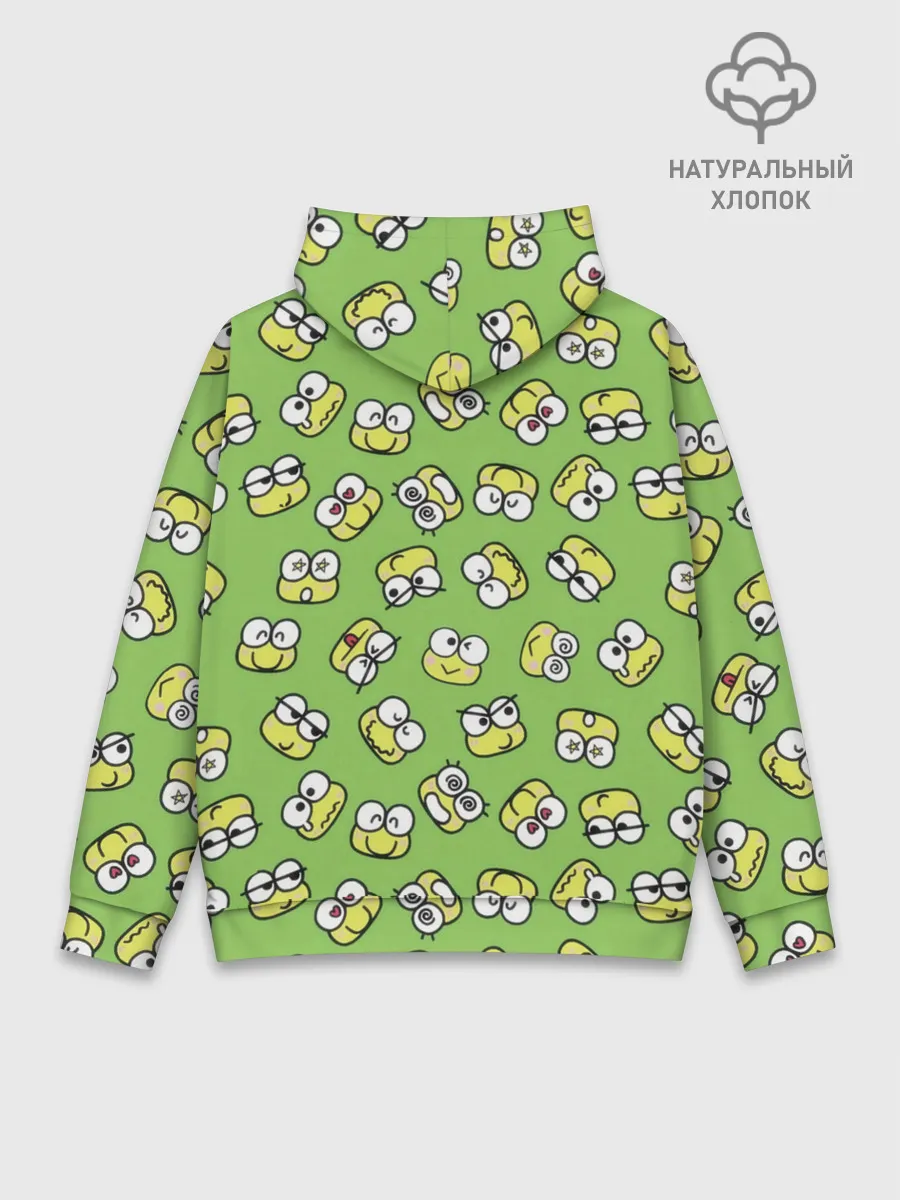 Худи мужской база хлопок / Смайлы Лягушки