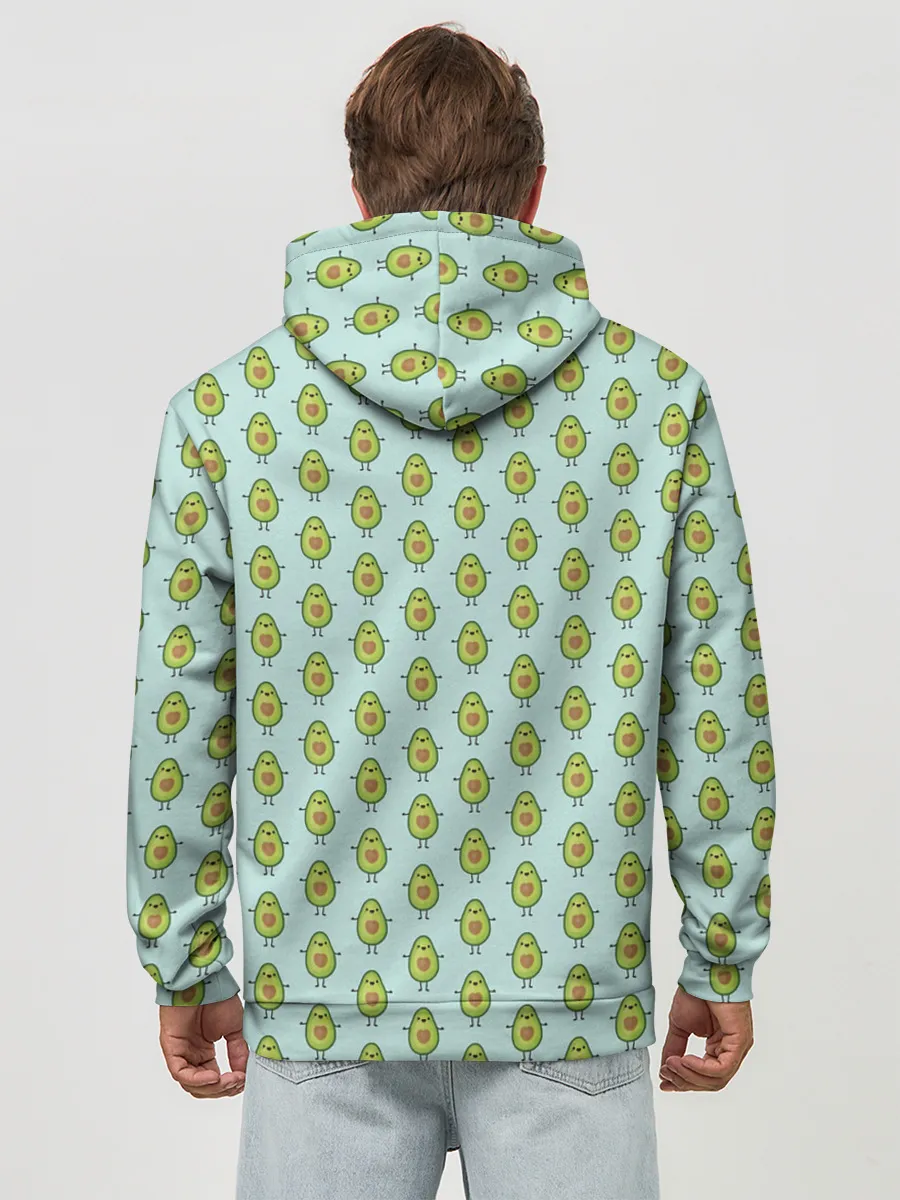 Худи мужской база хлопок / Авокадики