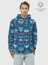 Худи мужской база хлопок / Совы