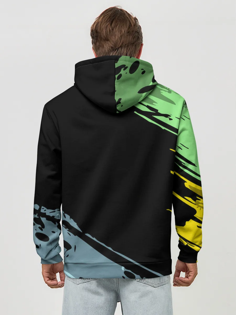 Худи мужской база хлопок / Танджиро Незуко Зеницу и Иноске