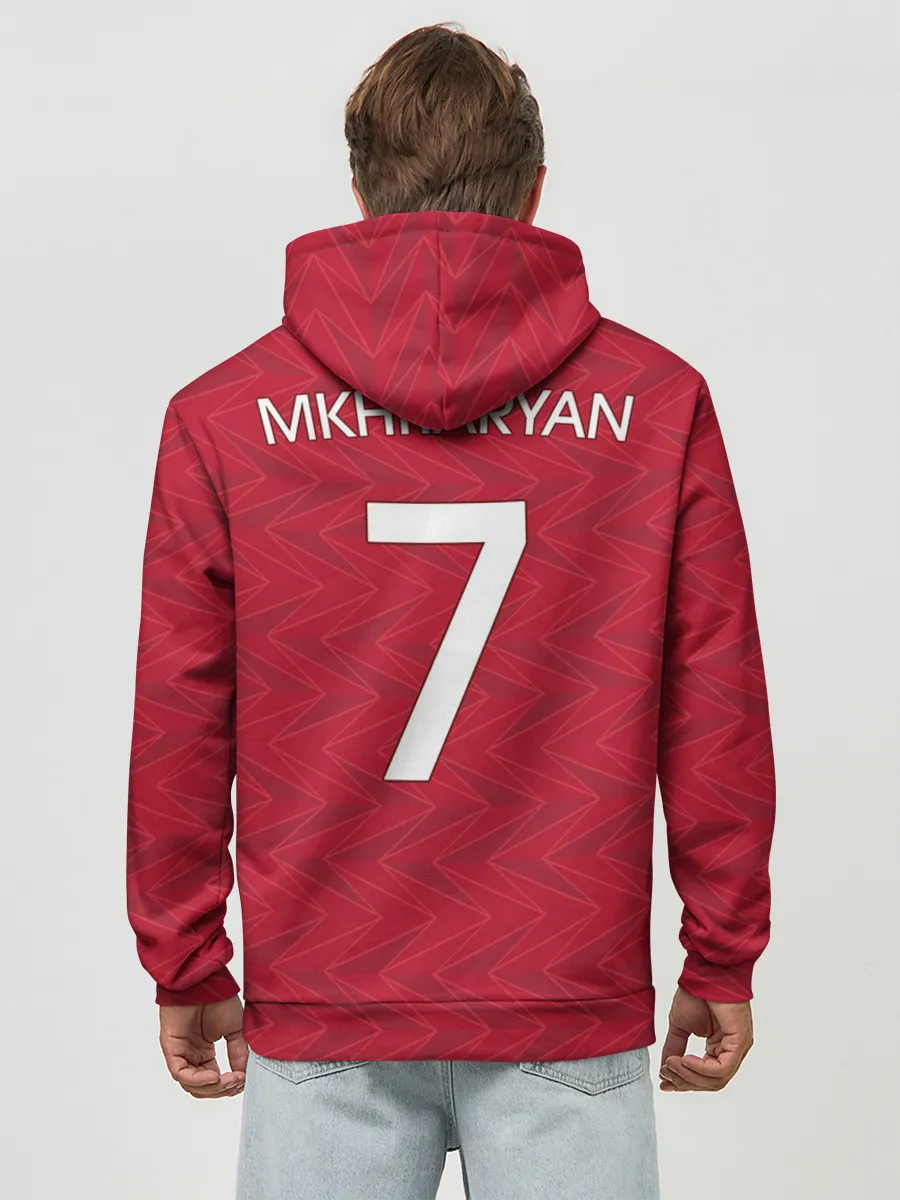 Худи мужской база хлопок / Г. Мхитарян | футболка Арсенал