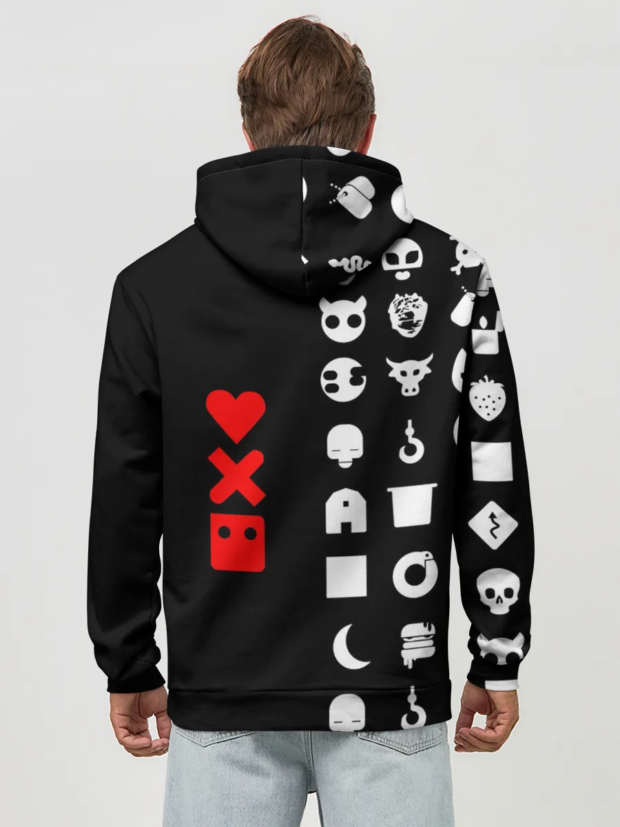 Худи мужской база хлопок / Любовь, смерть и роботы