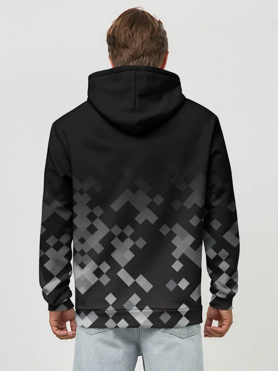 Худи мужской база хлопок / LAND ROVER | КАМУФЛЯЖ МИЛИТАРИ