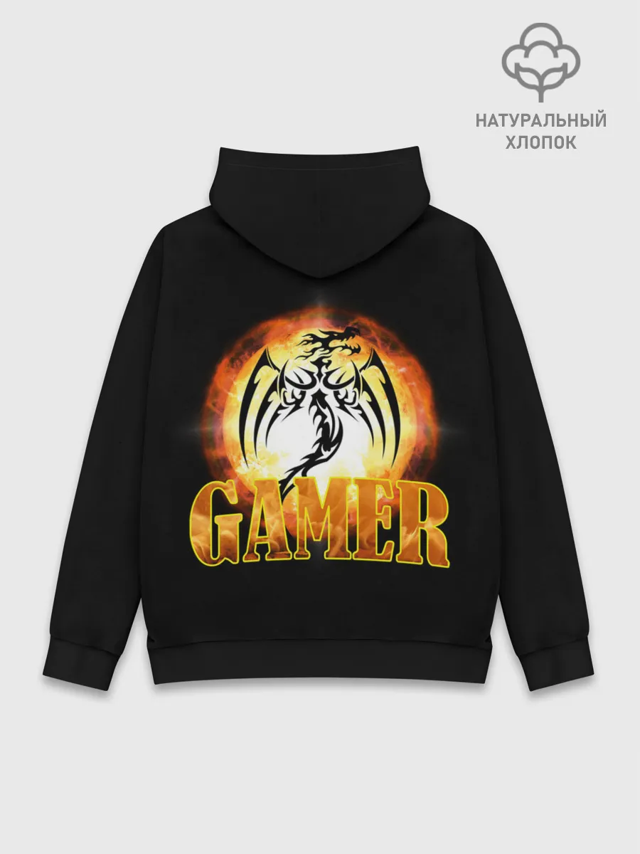 Худи мужской база хлопок / GAMER | Геймер