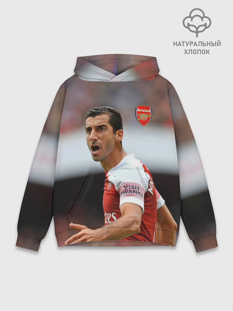 Худи мужской база хлопок / H. Mkhitaryan | Arsenal