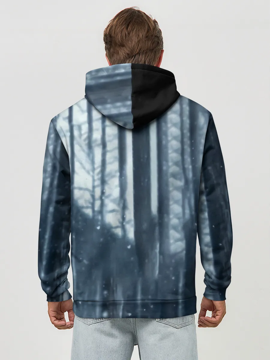 Худи мужской база хлопок / Танджиро и Незуко Камадо в лесу