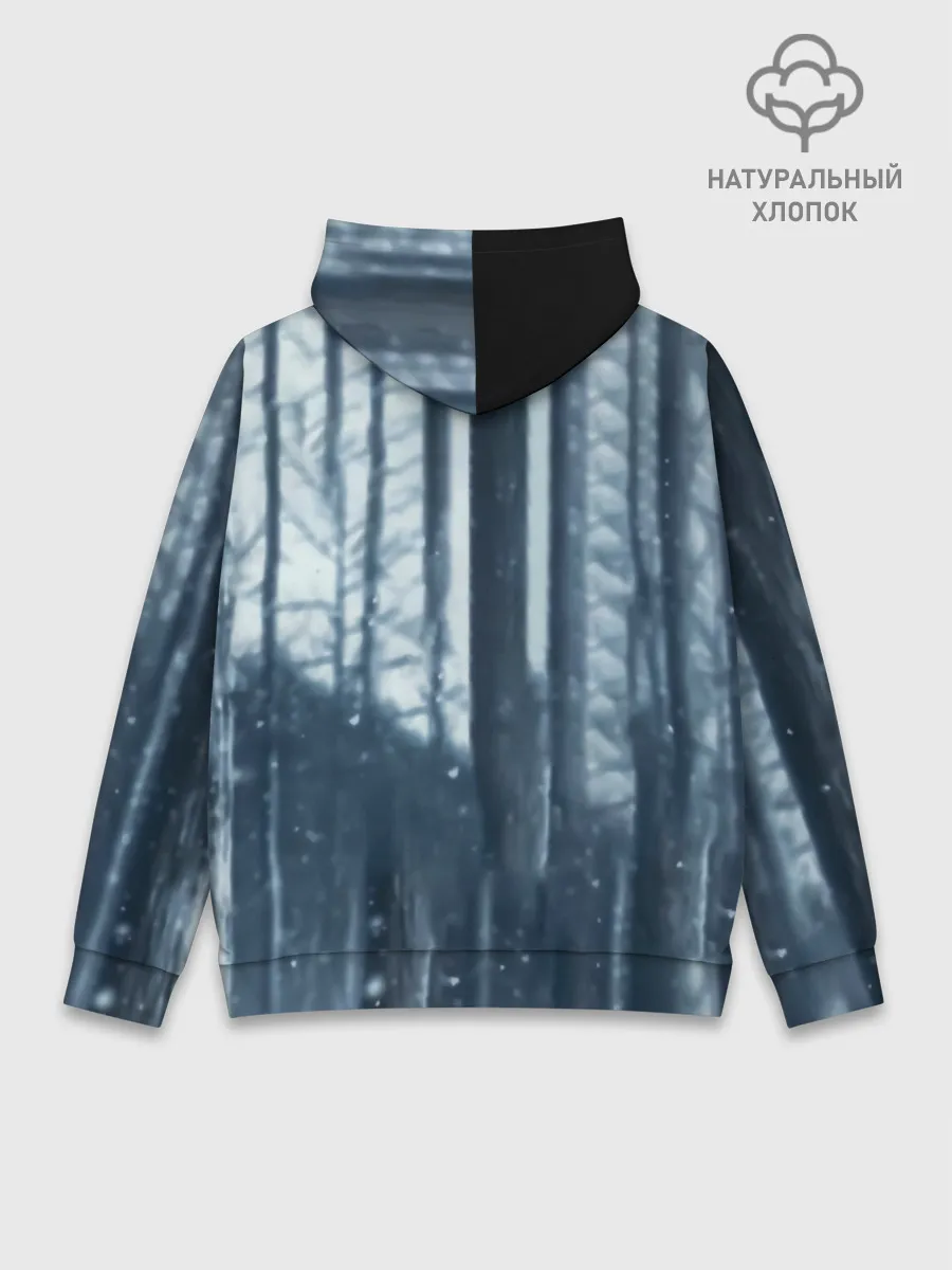 Худи мужской база хлопок / Танджиро и Незуко Камадо в лесу