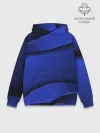 Худи мужской база хлопок / 3D BLUE Вечерний синий цвет