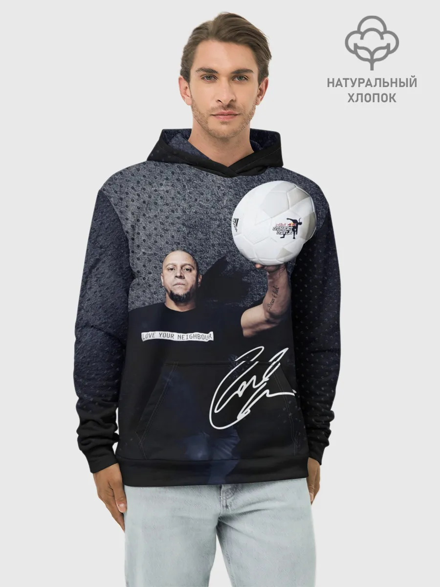 Худи мужской база хлопок / Roberto Carlos | Подпись