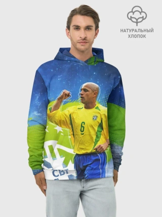 Худи мужской база хлопок / Роберто Карлос | Бразилия