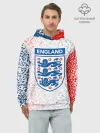 Худи мужской база хлопок / Сборная Англии