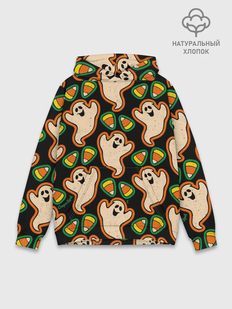 Худи мужской база хлопок / Привидения | Колпаки