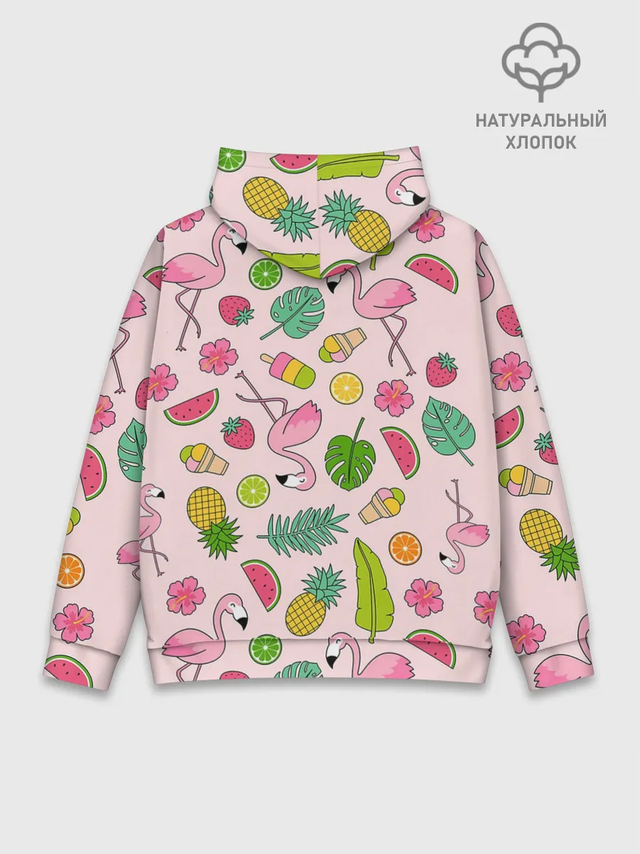 Худи мужской база хлопок / Фламинго | Лето