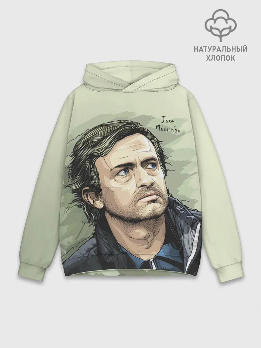 Худи мужской база хлопок / Размышления о футболе Моуринью