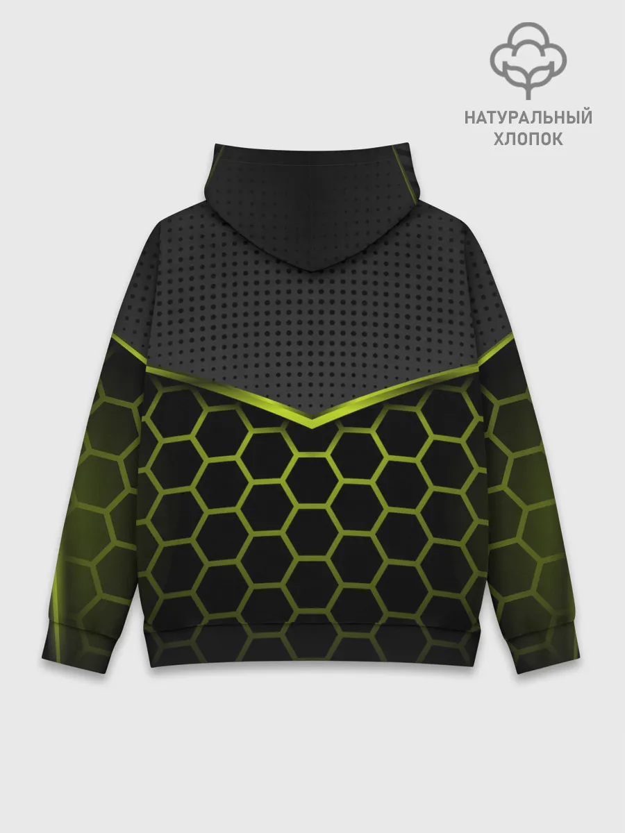 Худи мужской база хлопок / 3D СОТЫ / ОБЪЕМНАЯ БРОНЯ
