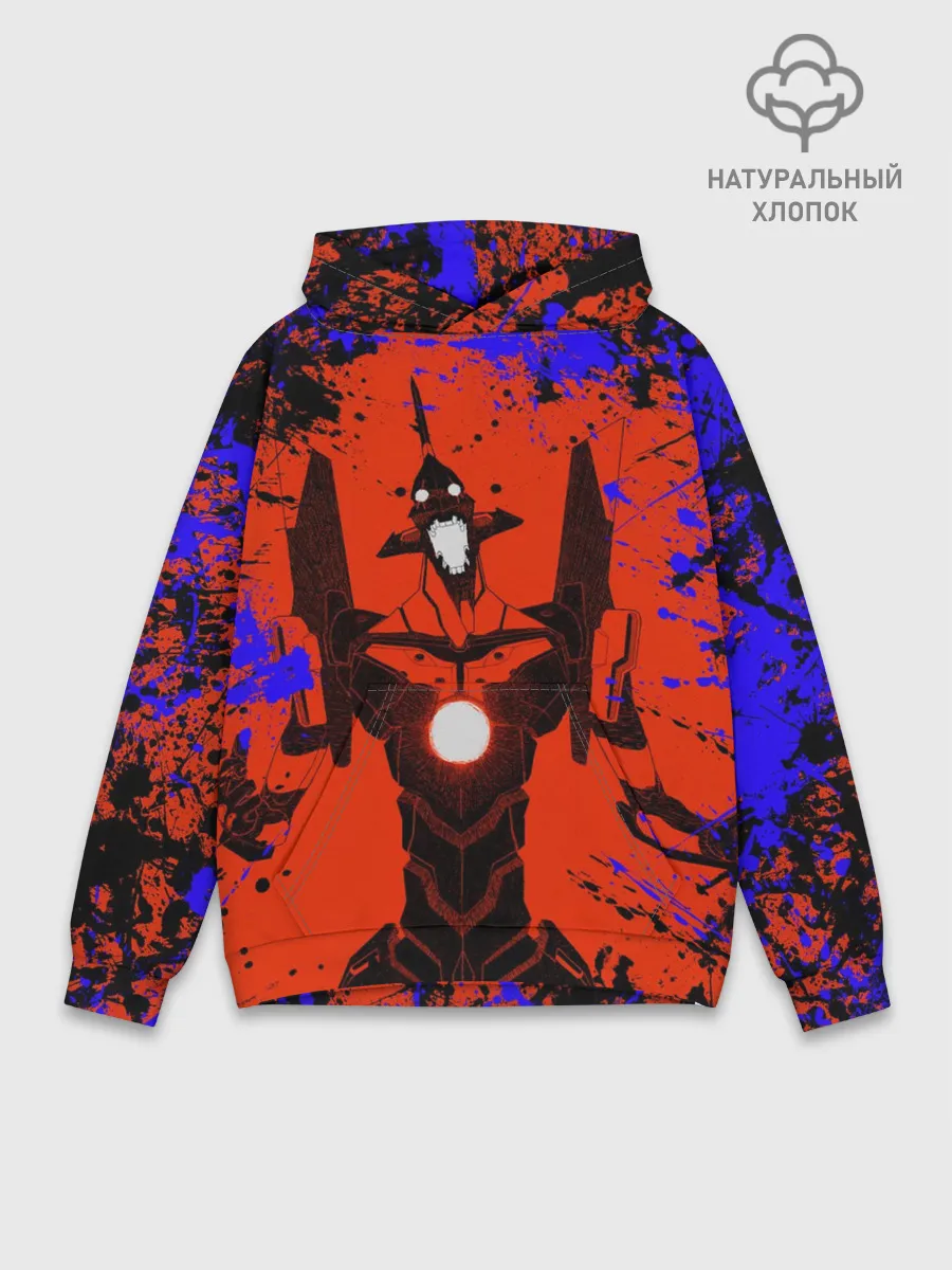 Худи мужской база хлопок / Евангелион | Evangelion