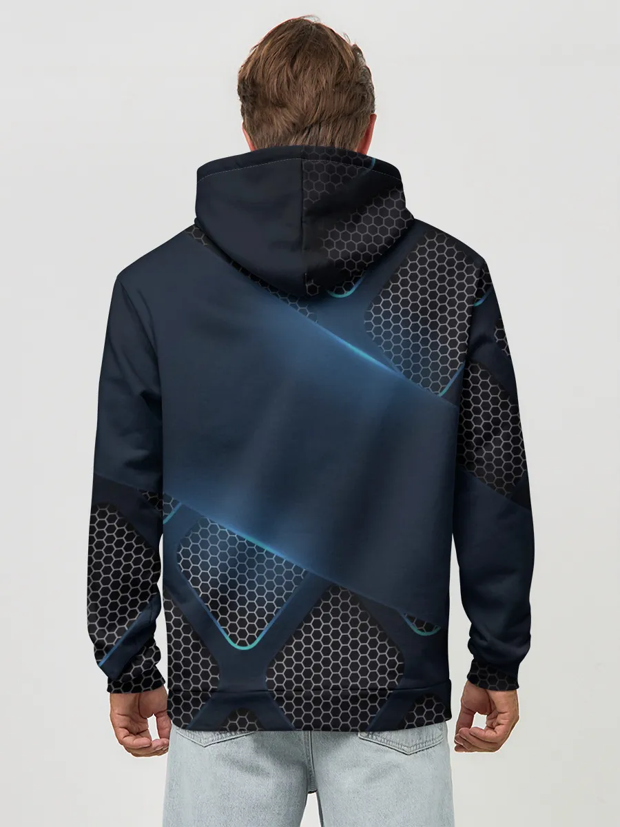 Худи мужской база хлопок / MERCEDES BENZ | 3D Geometry 3Д