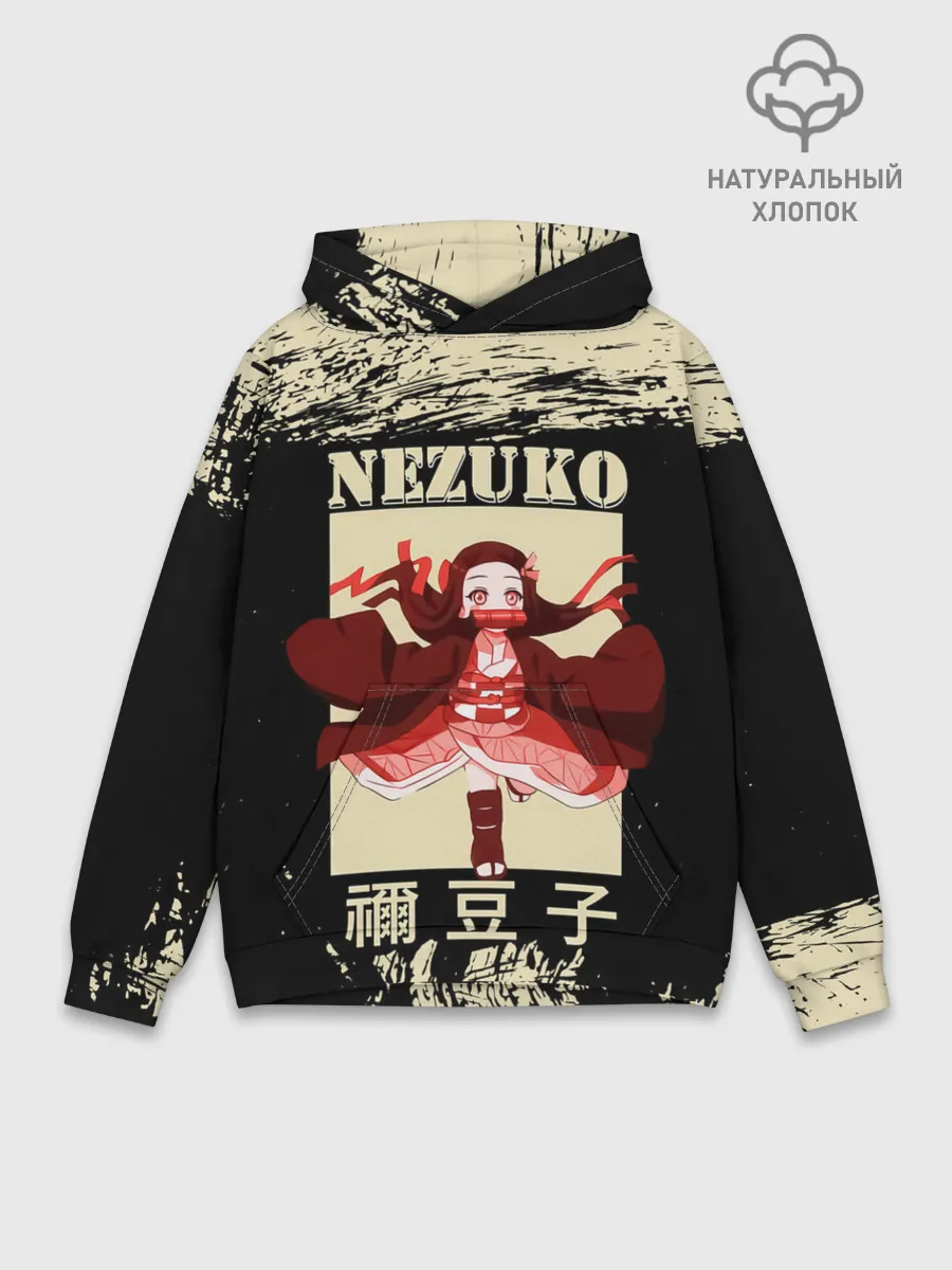 Худи мужской база хлопок / NEZUKO | Kimetsu no Yaiba