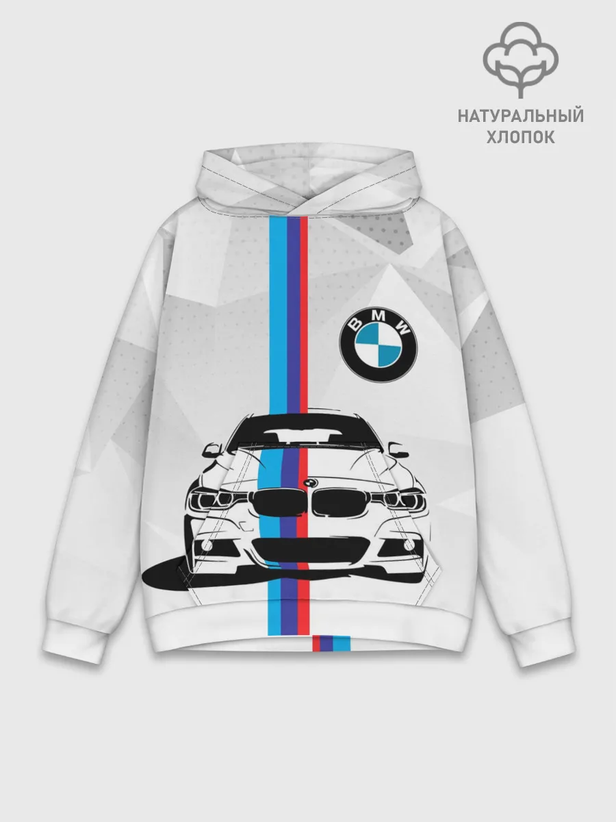 Худи мужской база хлопок / BMW / БМВ / M PERFORMANCE