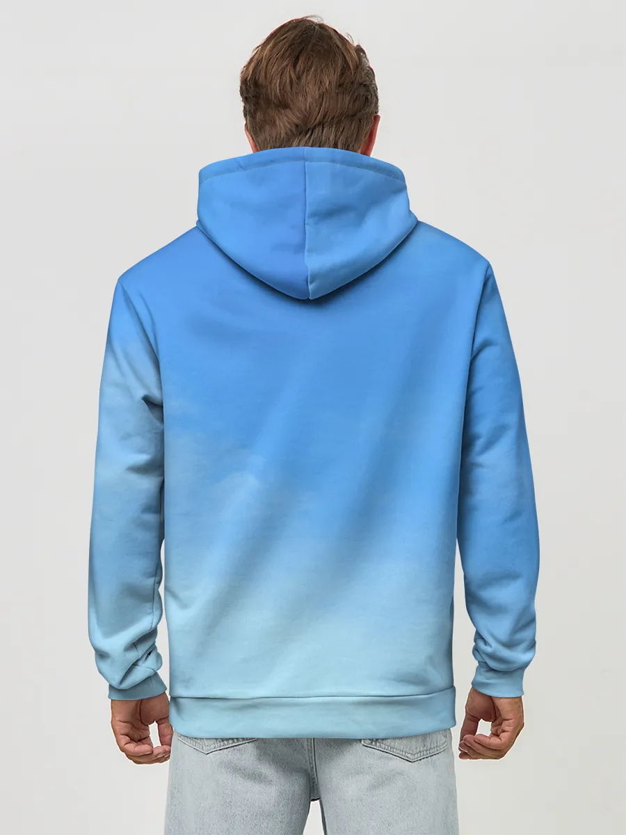 Худи мужской база хлопок / Гию Томиока Kimetsu no Yaiba