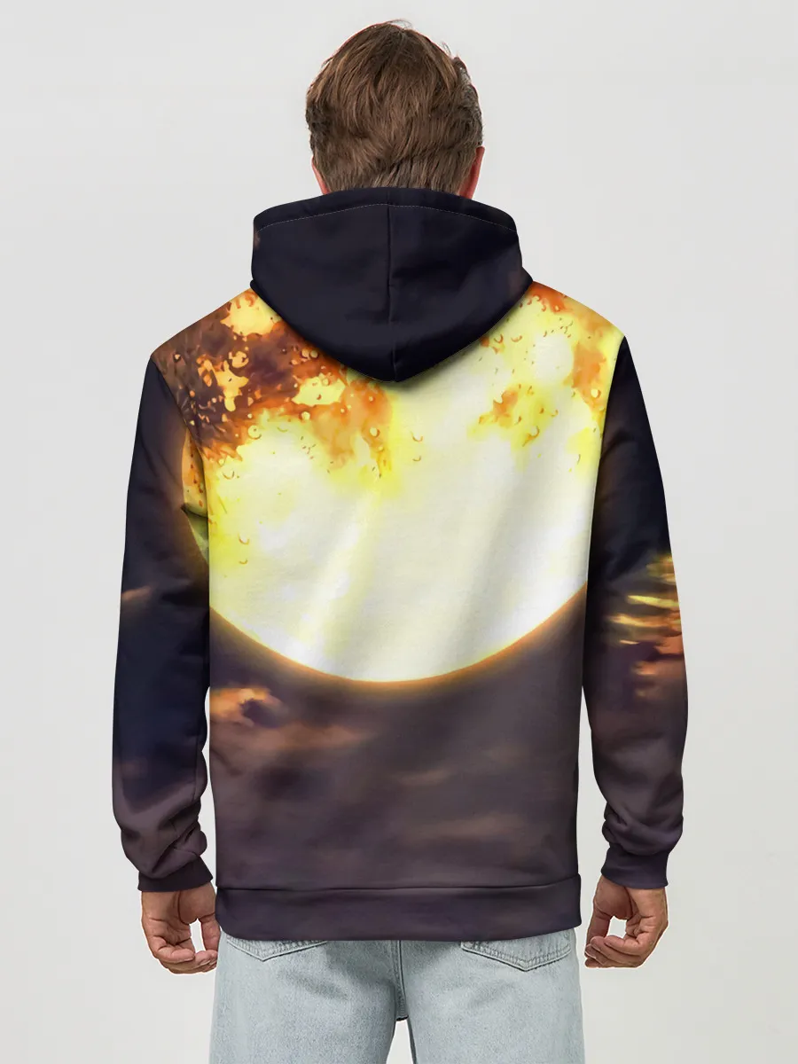 Худи мужской база хлопок / Demon Slayer: Kimetsu no Yaiba