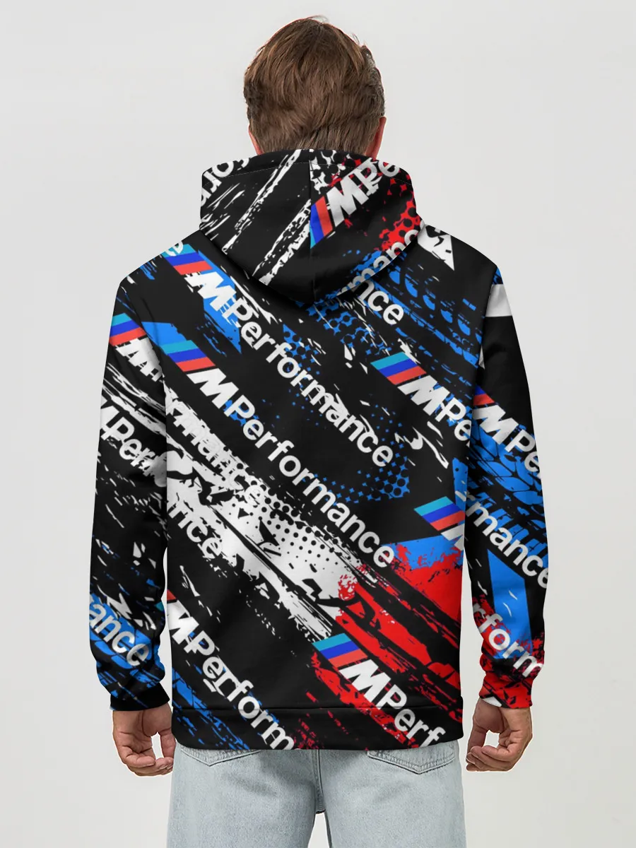 Худи мужской база хлопок / BMW M PERFORMANCE / БМВ ГРАНЖ