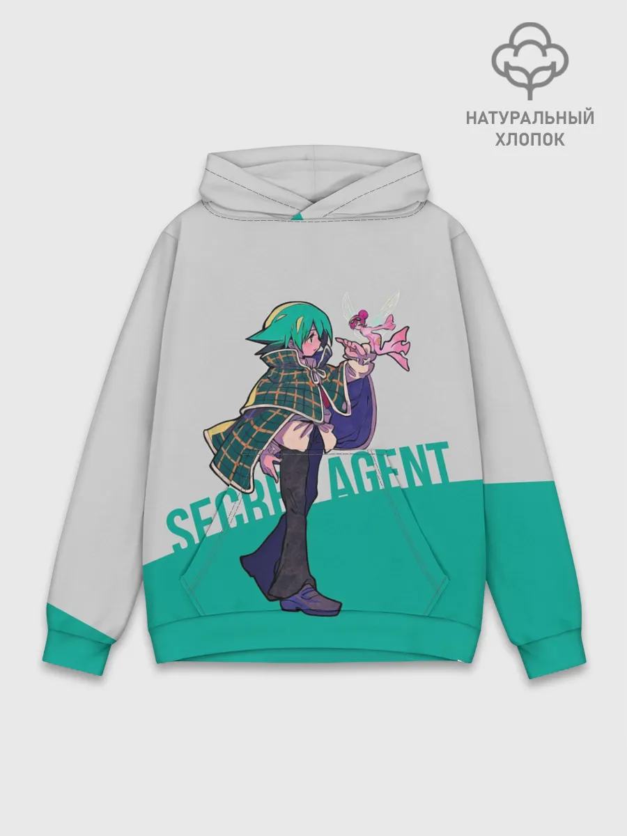 Худи мужской база хлопок / Secret agent