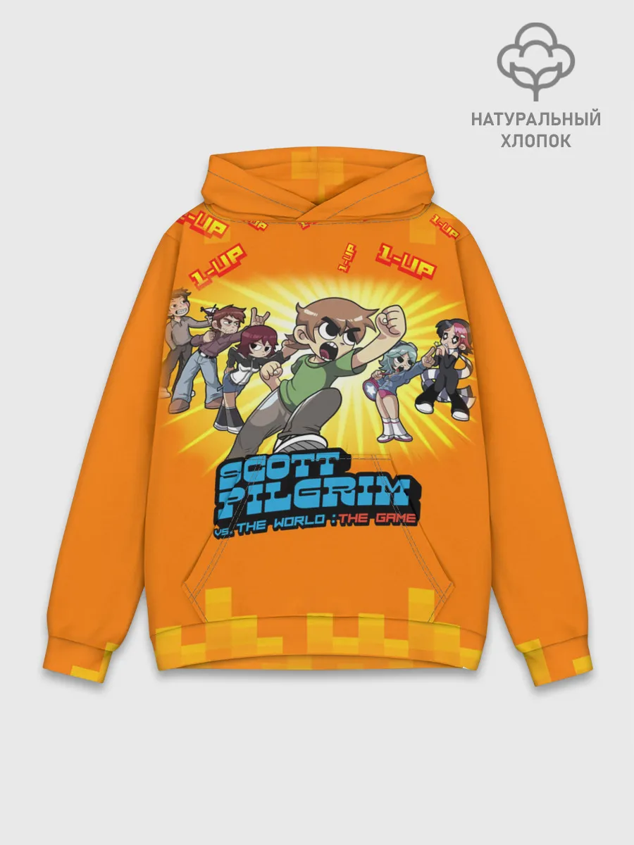 Худи мужской база хлопок / Scott Pilgrim