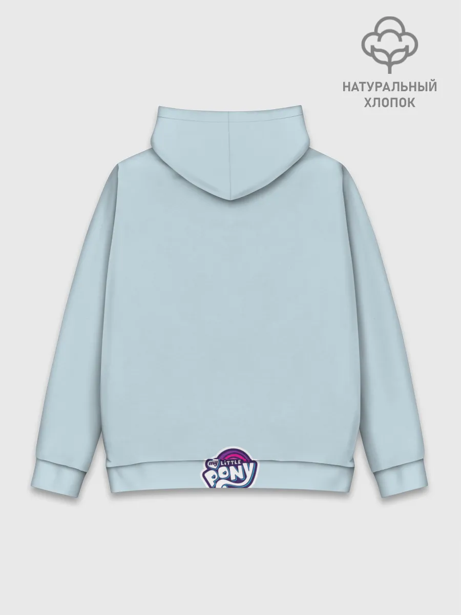 Худи мужской база хлопок / My little pony x Doctor Who