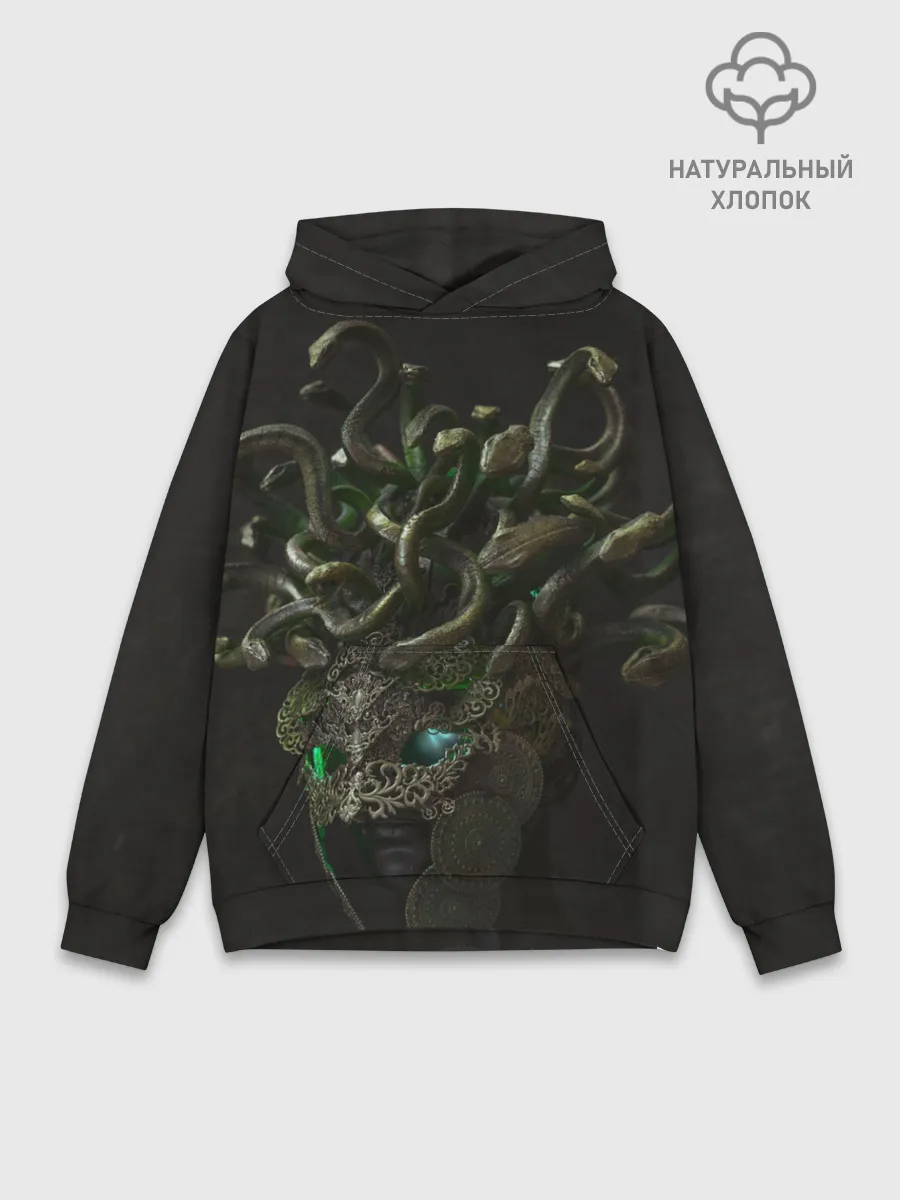 Худи мужской база хлопок / Медуза Горгона | Эвриала