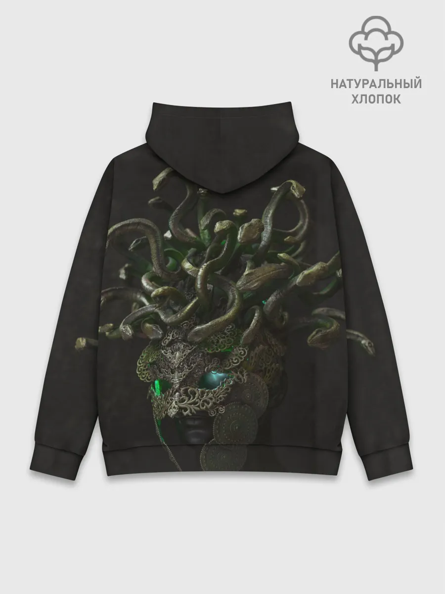 Худи мужской база хлопок / Медуза Горгона | Эвриала