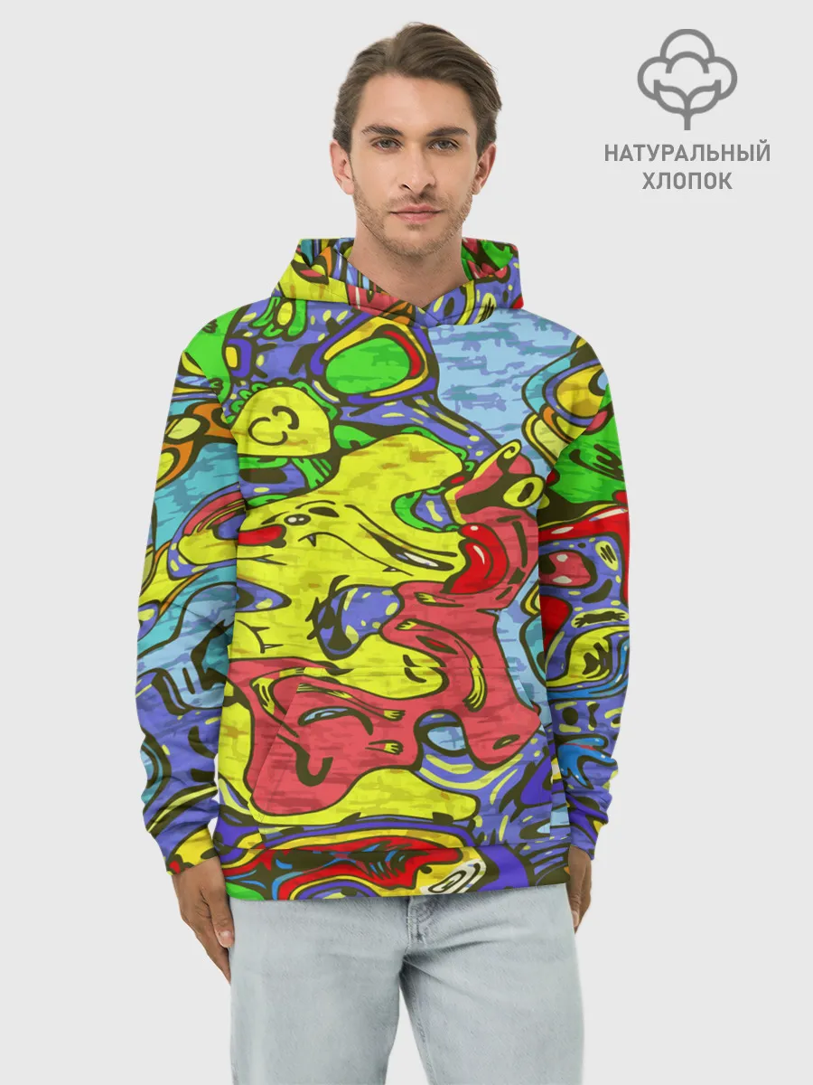 Худи мужской база хлопок / Multicolored