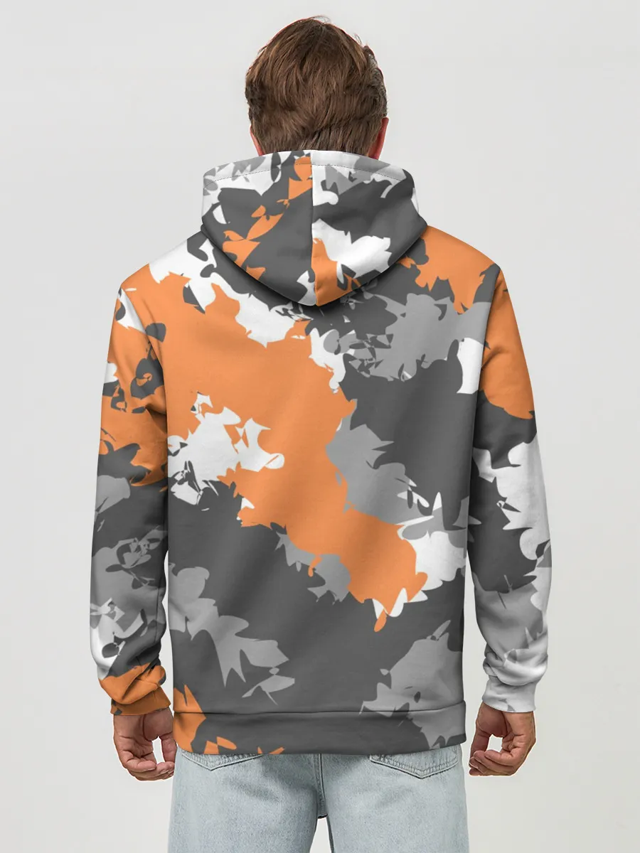 Худи мужской база хлопок / Камуфляж