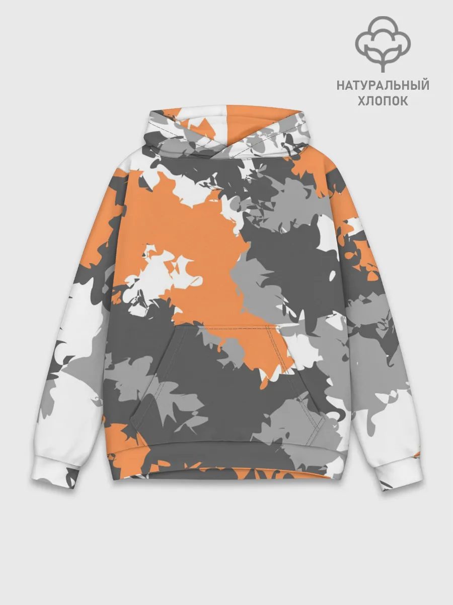 Худи мужской база хлопок / Камуфляж
