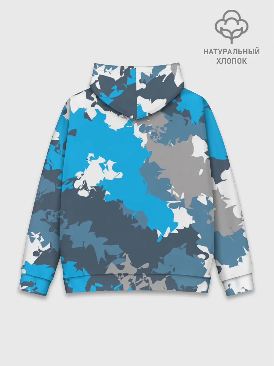 Худи мужской база хлопок / Камуфляж