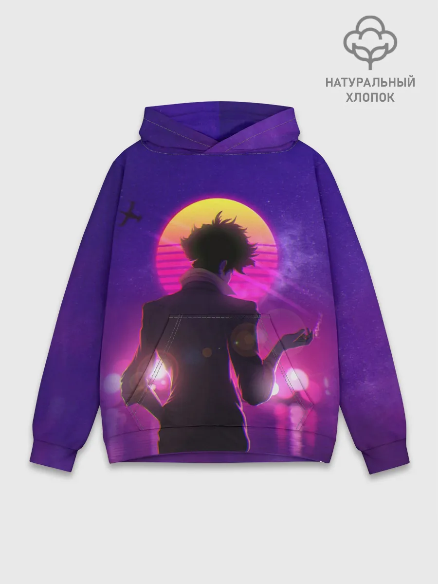 Худи мужской база хлопок / Cowboy Bebop. Spike Spiegel