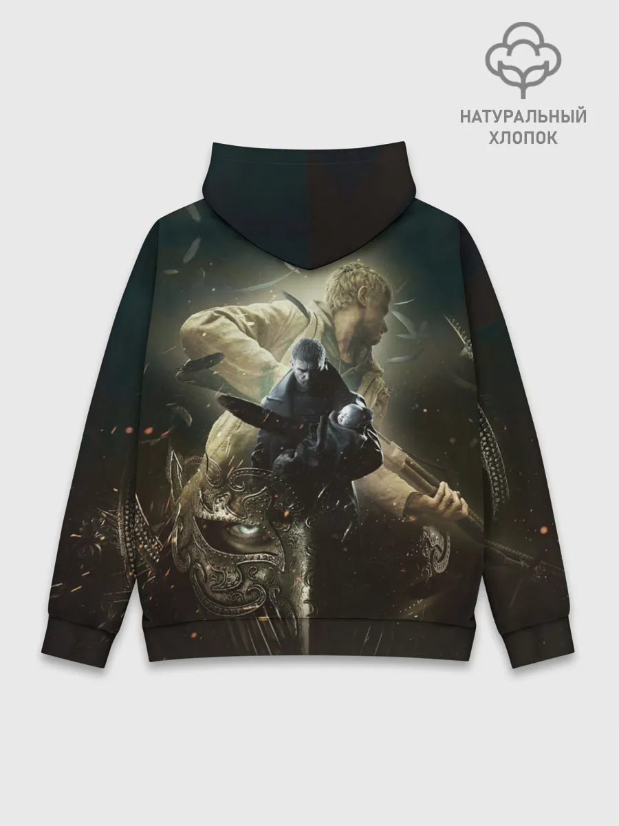 Худи мужской база хлопок / Итан,Крис и деревня RE8