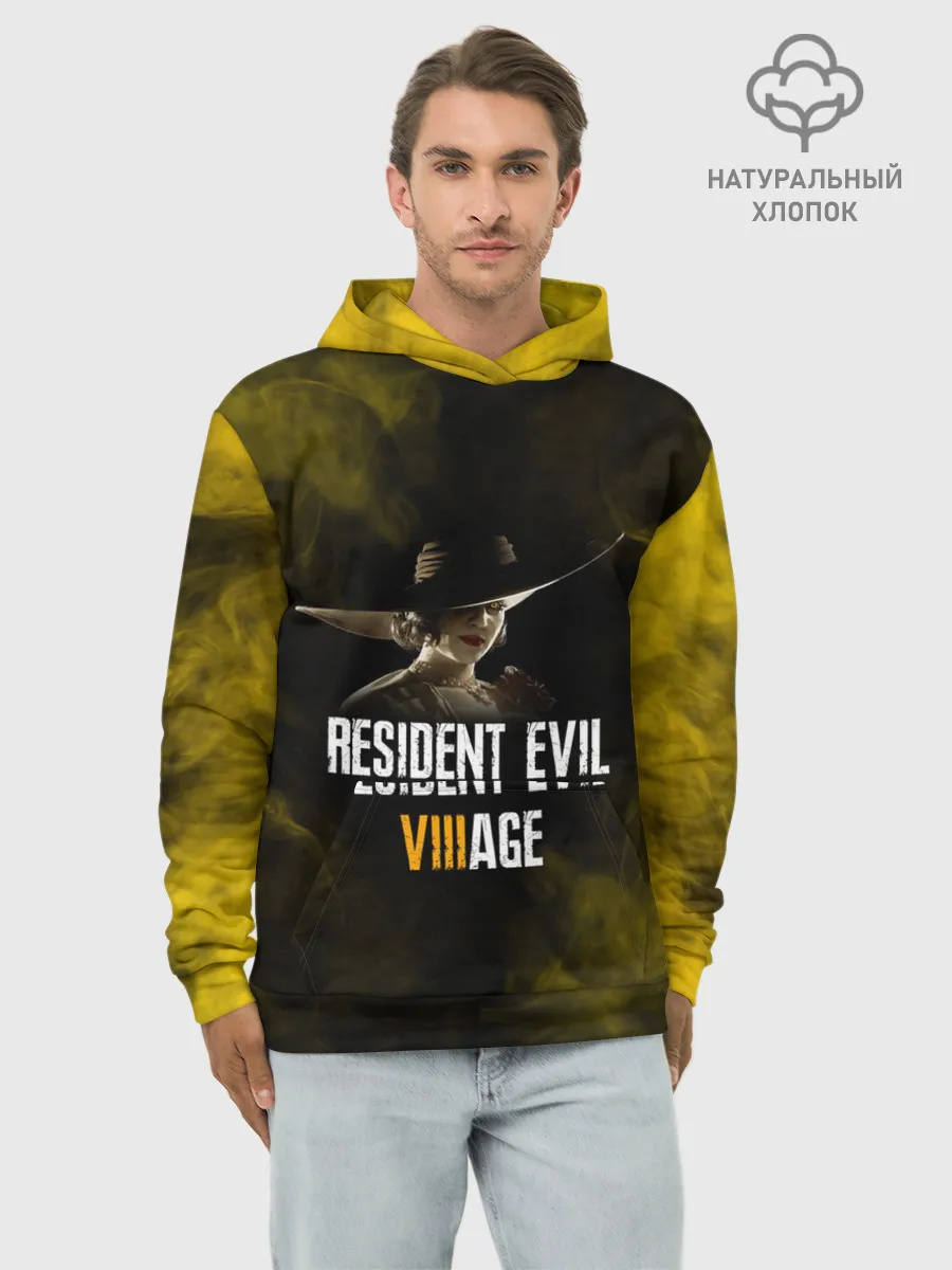Худи мужской база хлопок / RESIDENT EVIL VILLAGE | LADY DIMITRESCU