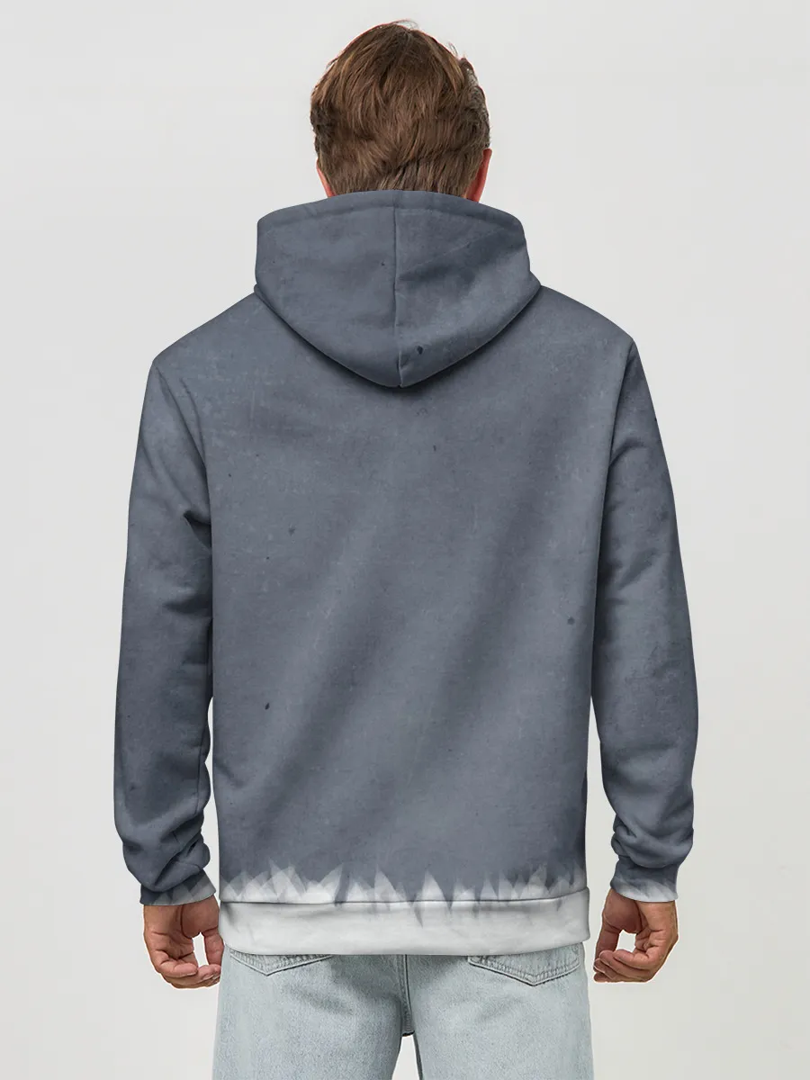 Худи мужской база хлопок / Демон-лис Томоэ