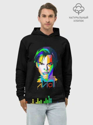Худи мужской база хлопок / Авичи | Avicii